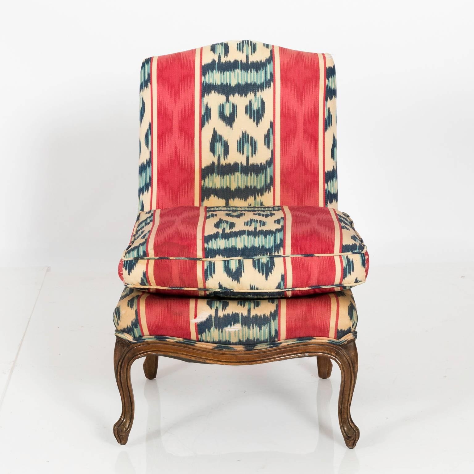 Early 20th Century Pair of Louis XVI Style Slipper Chairs