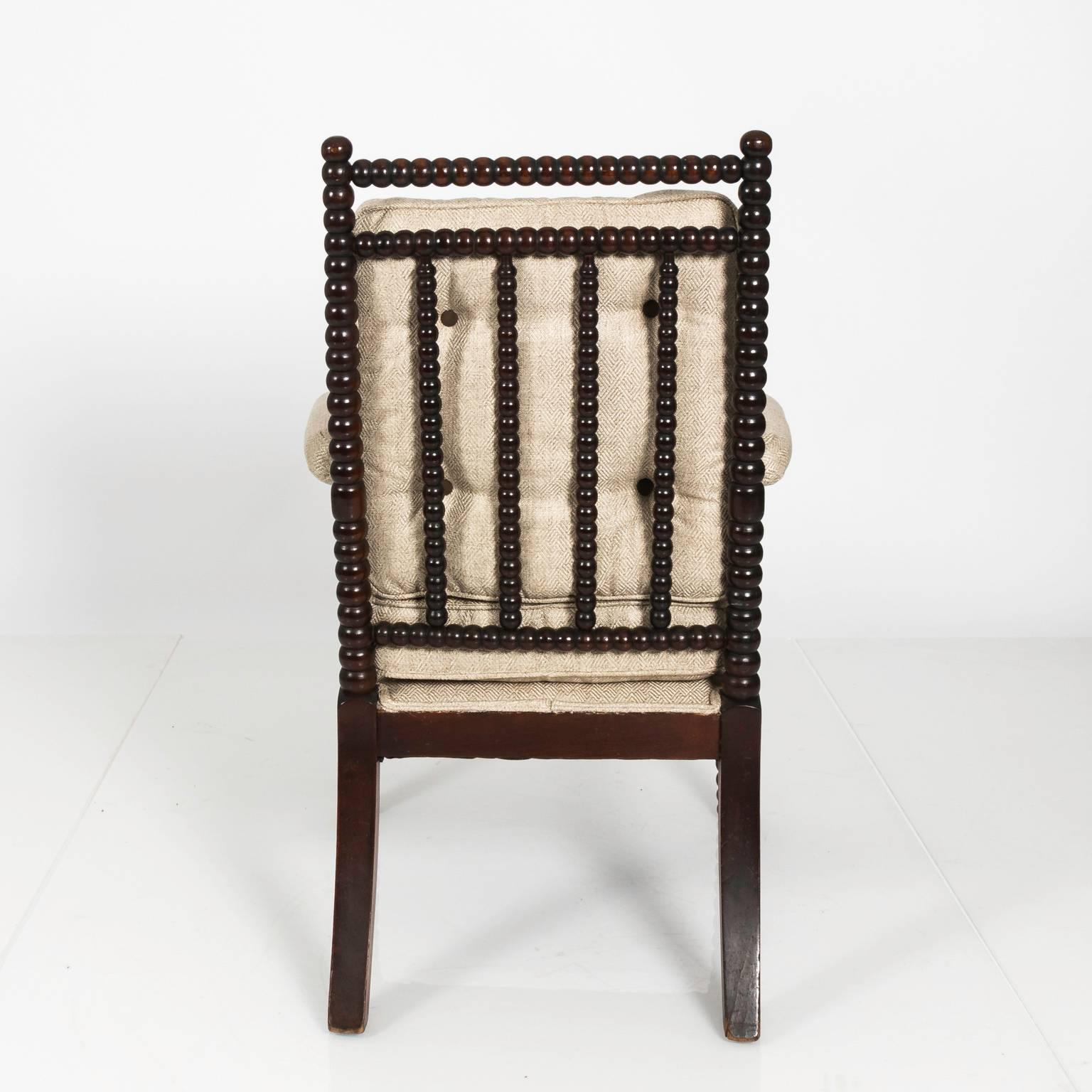 20th Century English Mahogany Bobbin Chair