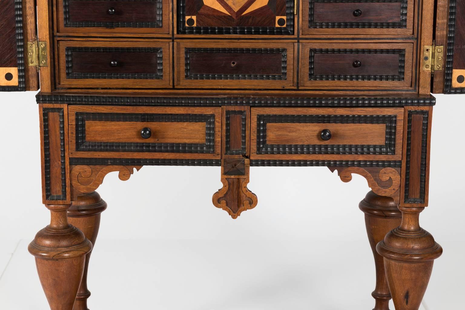William and Mary Style Chest of Drawers  1