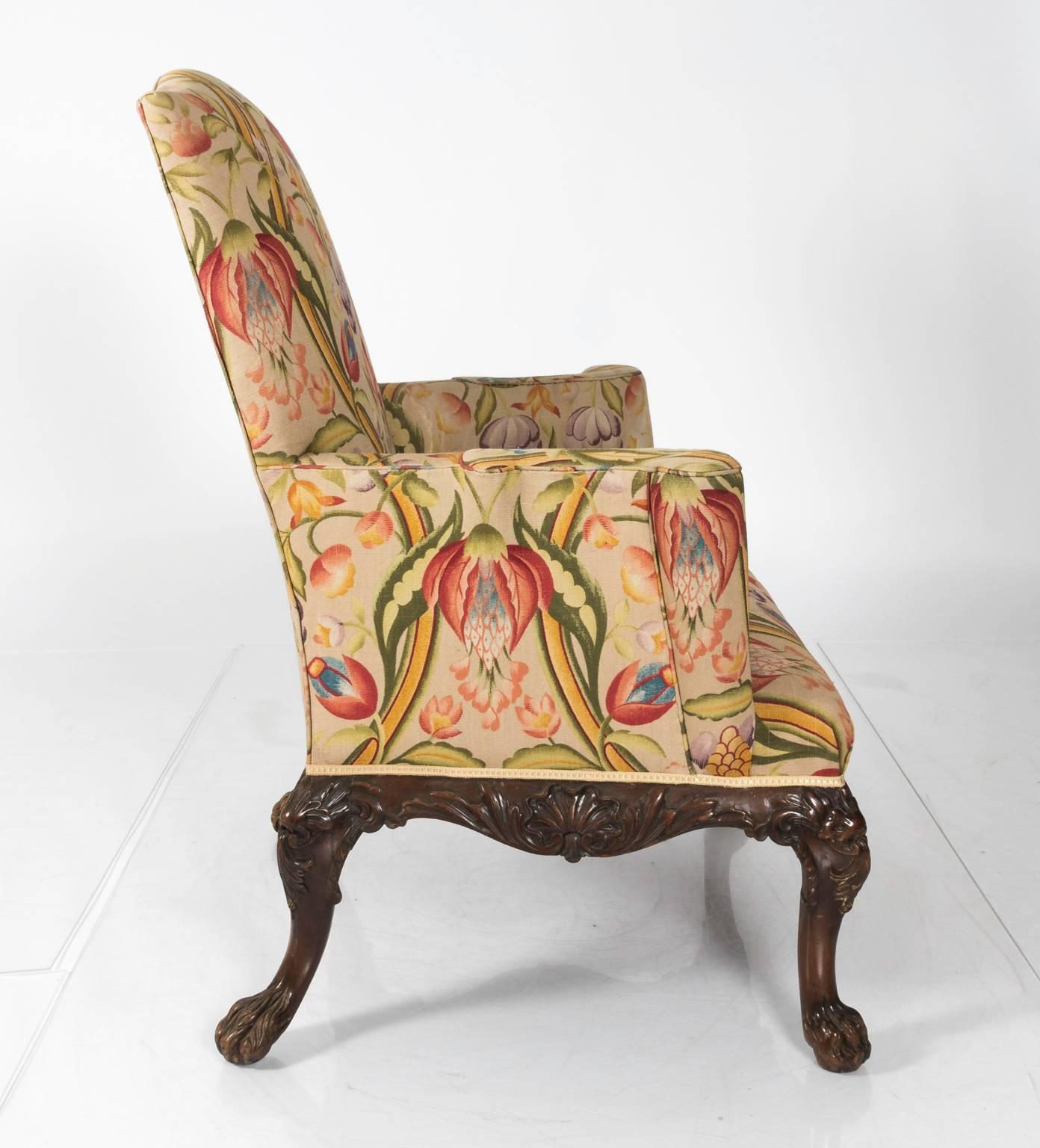 Late 19th Century Chippendale Style Arm Chair 3