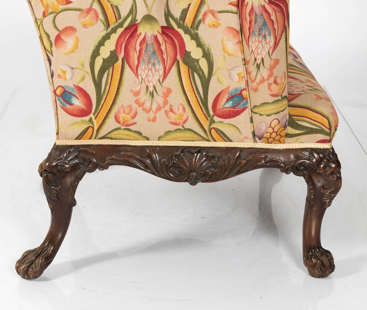 Late 19th Century Chippendale Style Arm Chair 4