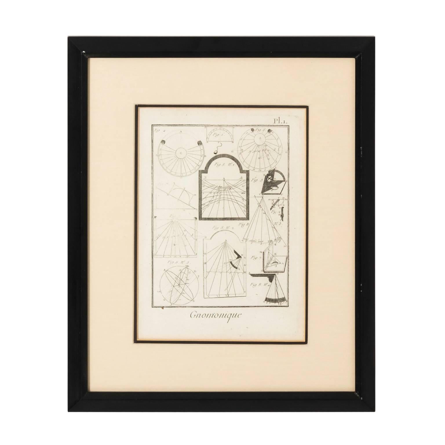 framed architectural prints