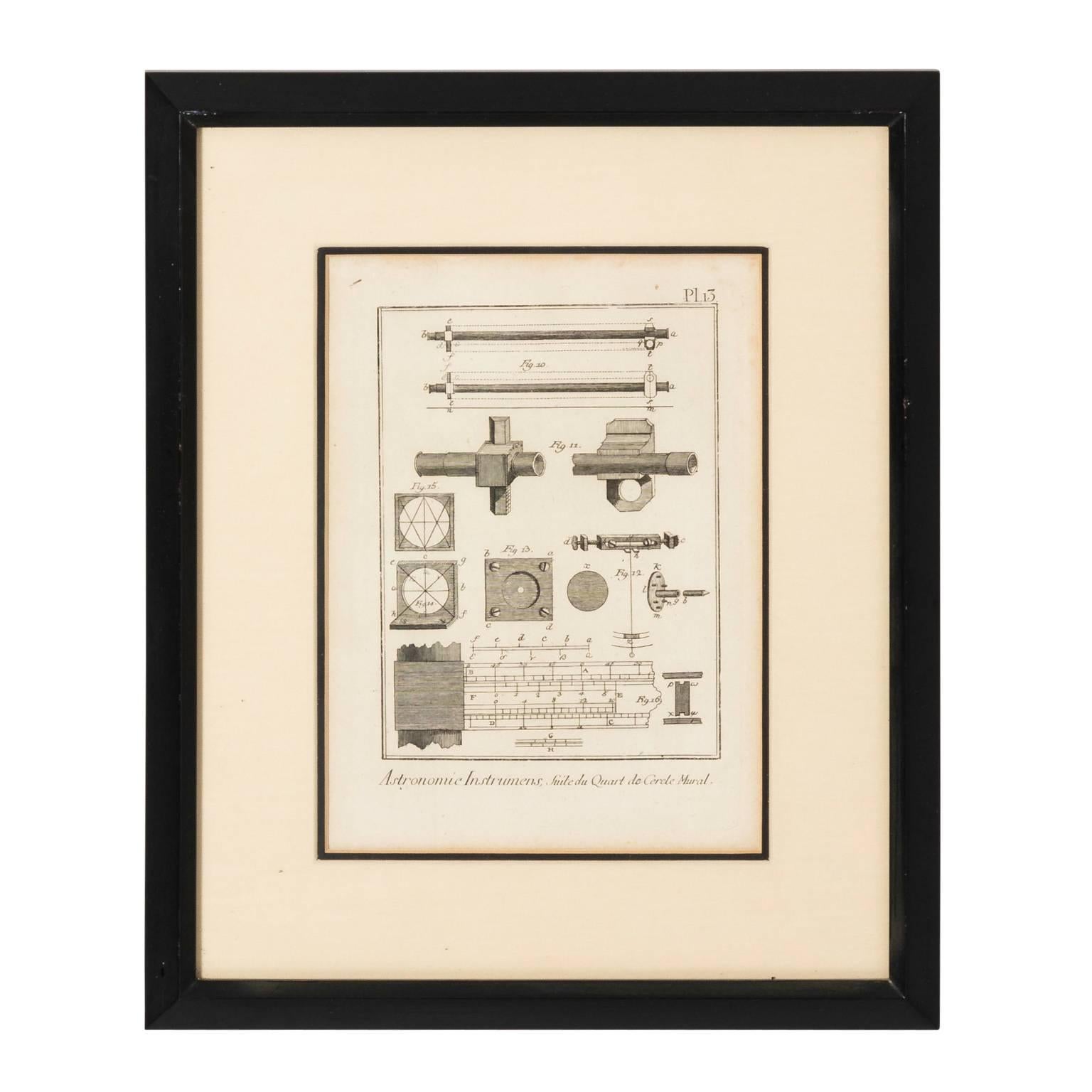 Set of Eight Architectural Prints 1