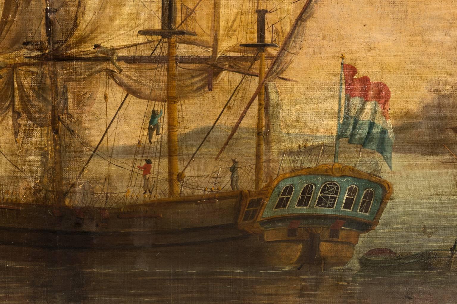 18th Century French Port Scene 2