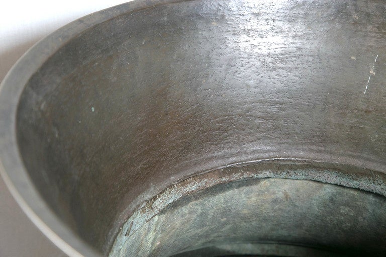 Japanese Bronze Large Vase at 1stDibs