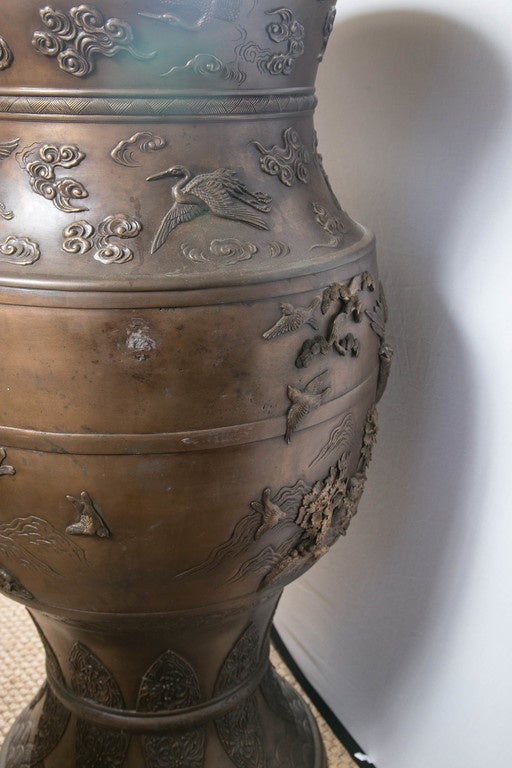 Japanese Bronze Large Vase 3