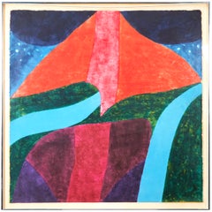 Carol Summers "Road to Ketchikan" Artist's Proof Signed Color Woodcut