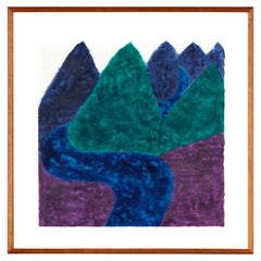 Carol Summers “The Likiang” Signed Original Woodcut Print, Framed