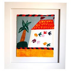 Carol Summers “The Raja’s Aviary” Signed Color Woodcut, 47/200, 1992