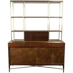 Paul McCobb for Calvin Group Wall Unit with Credenza Sideboard