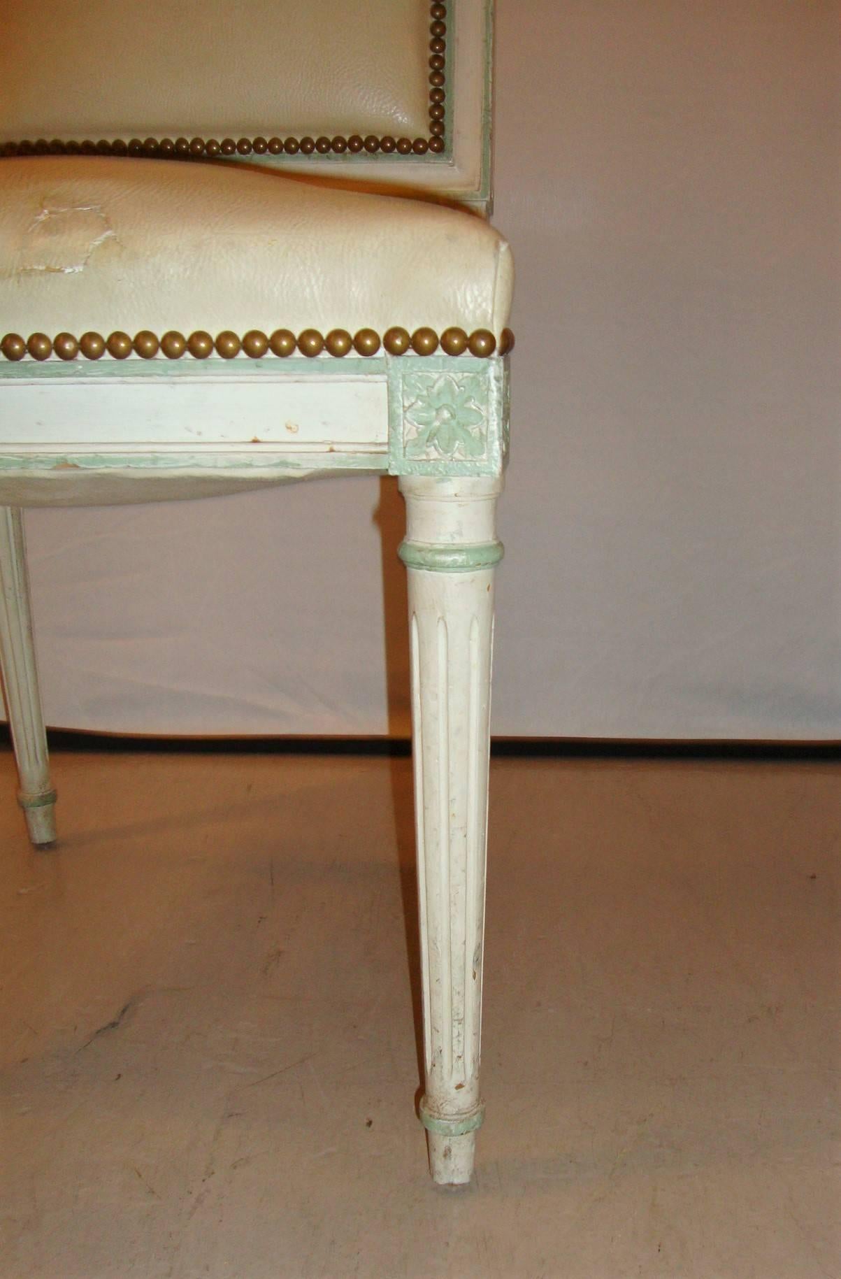 20th Century Maison Jansen Paint Decorated Side Chair