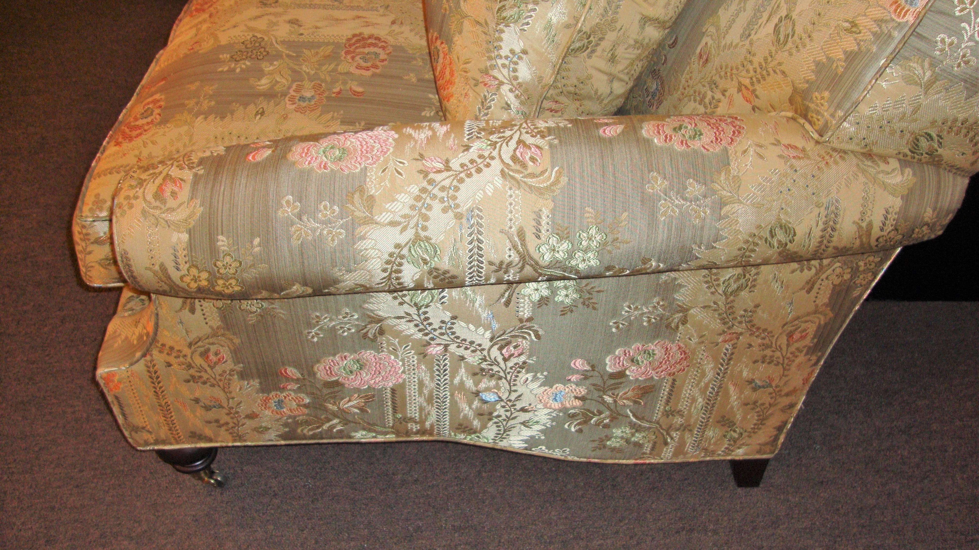 Pair of Edward Ferrell Signed Loveseats In Good Condition In Stamford, CT