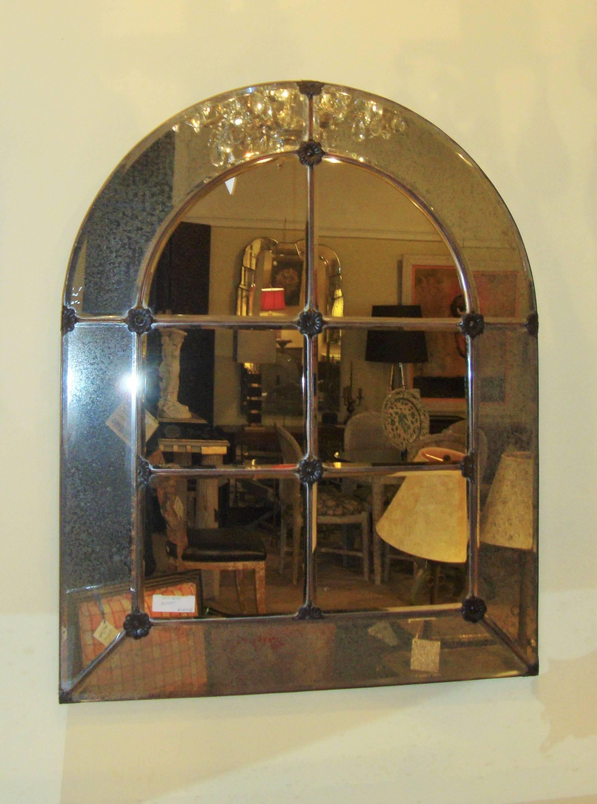 Hollywood Regency Style Wall or Console Mirror In Good Condition In Stamford, CT