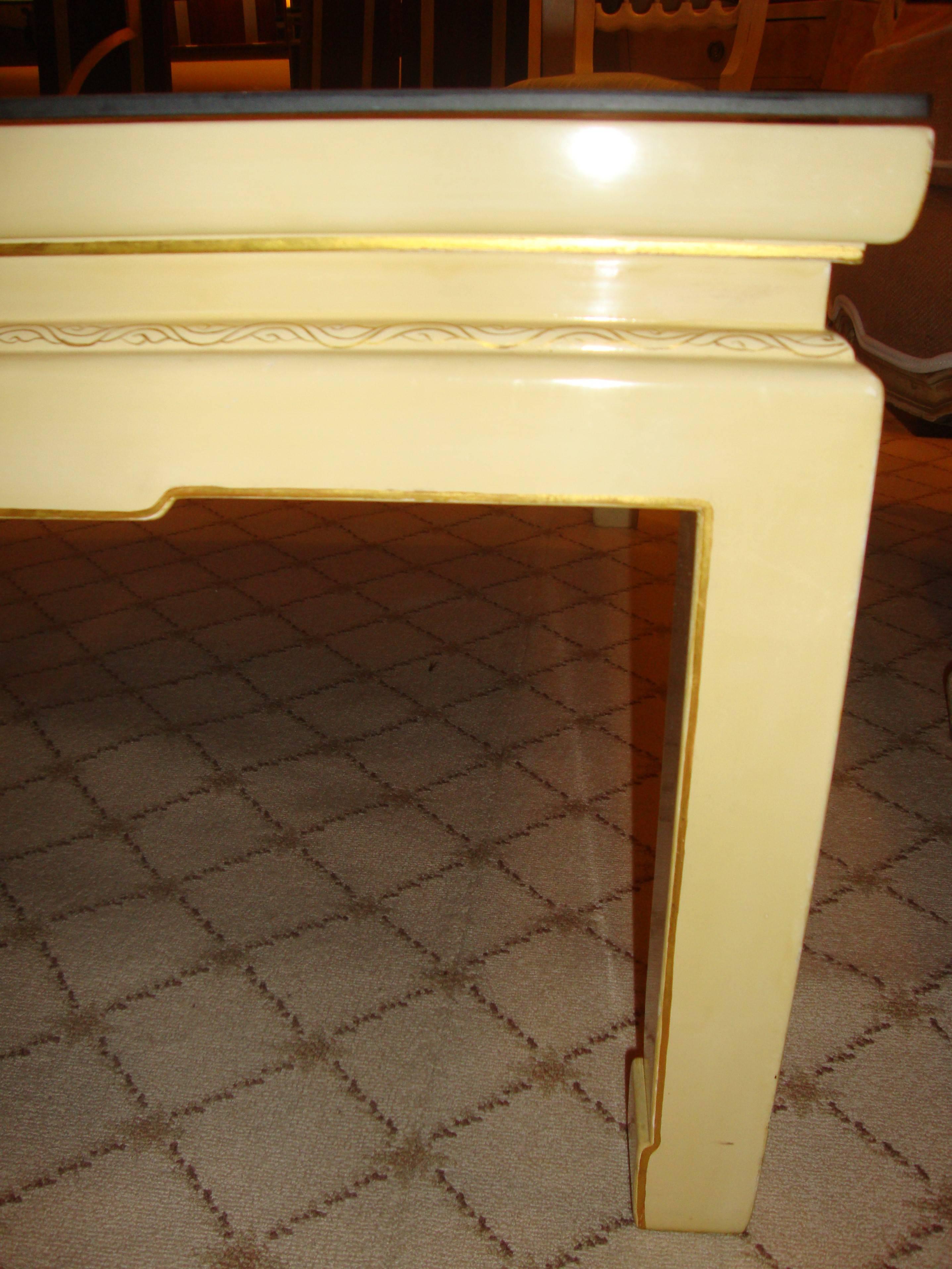 Custom Chinoiserie Paint Decorated Coffee Table 2