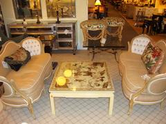 Custom Chinoiserie Paint Decorated Coffee Table