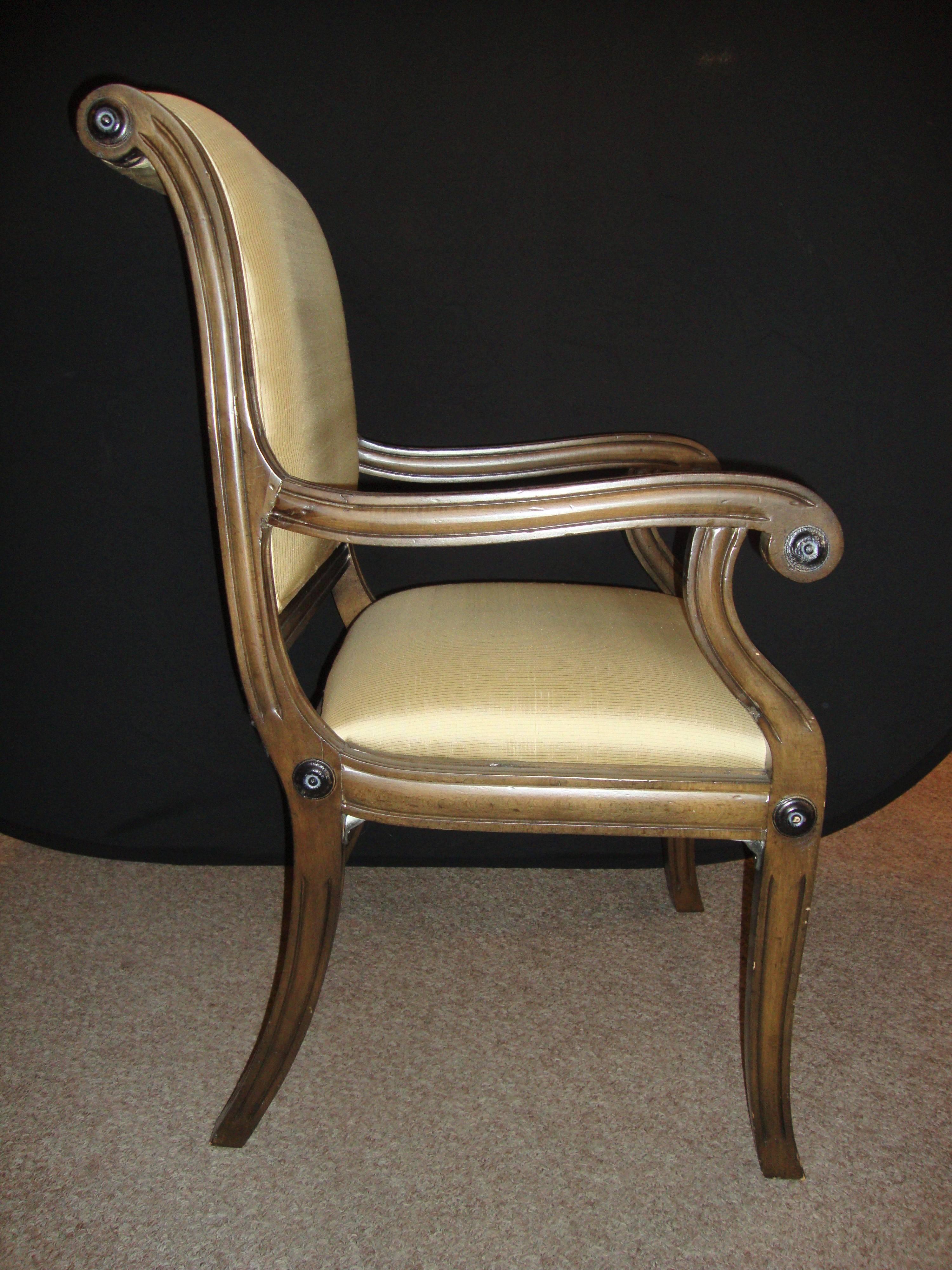 sleigh dining chairs