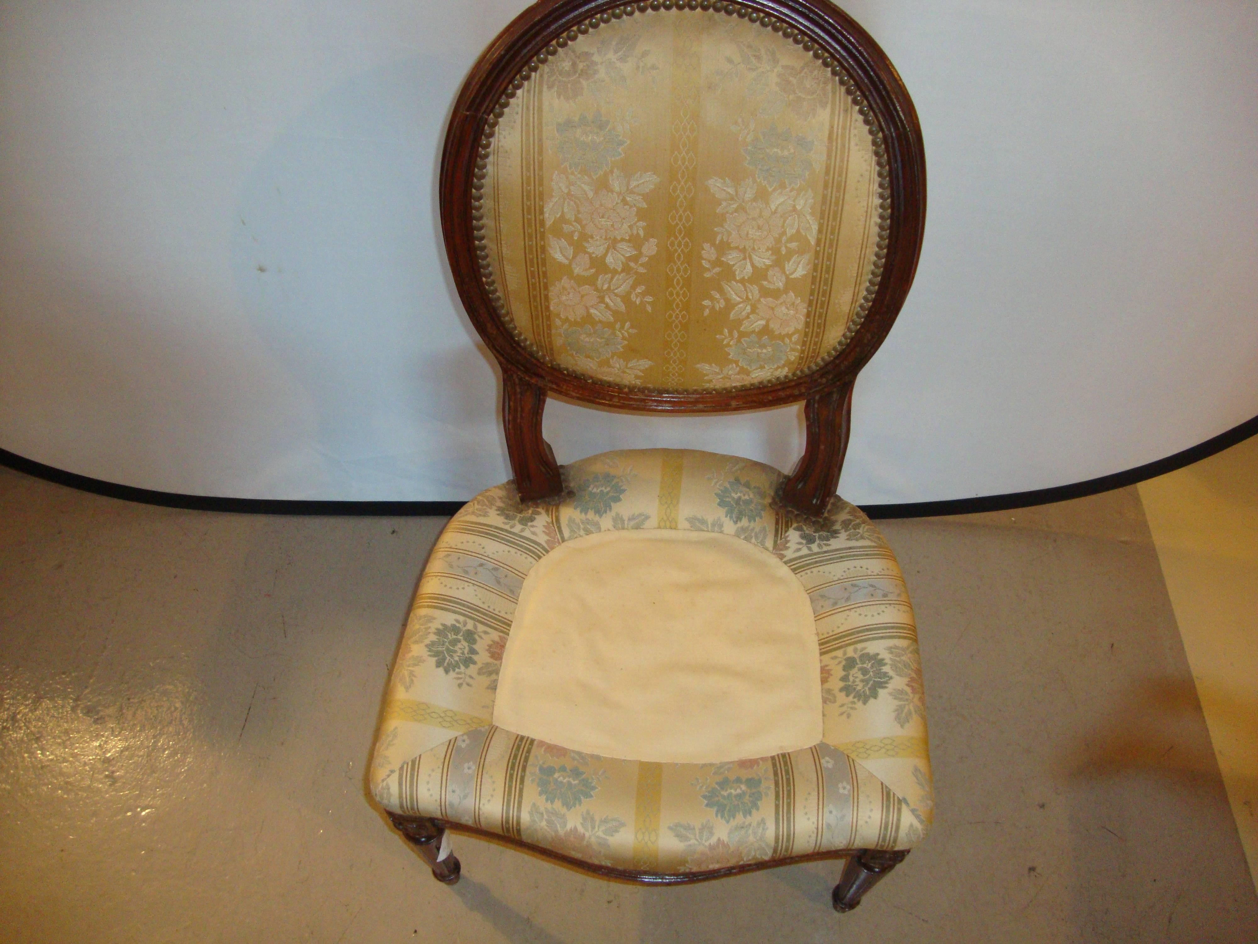 Pair of Jansen Louis XVI Boudoir Chairs 3