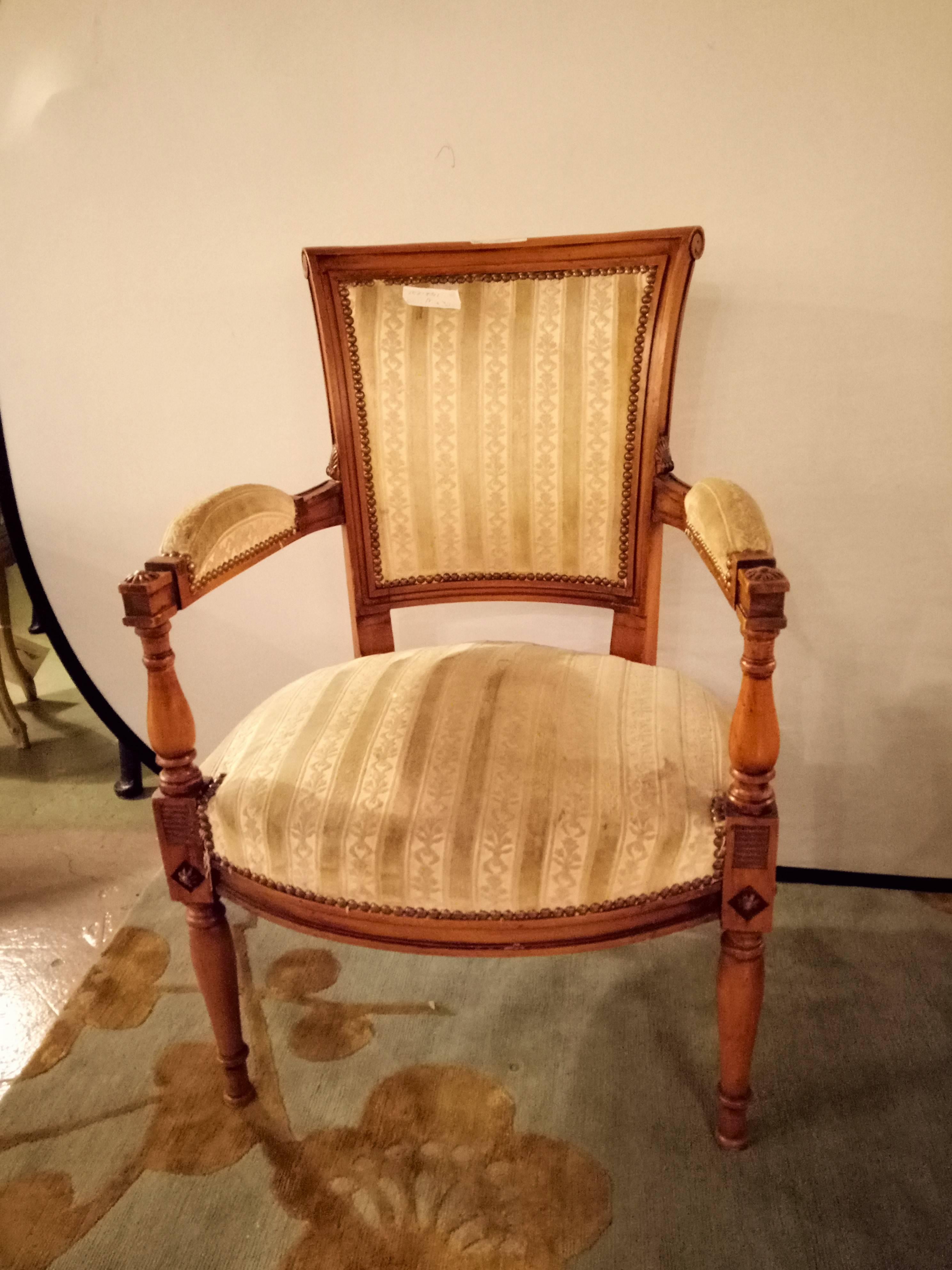 Paar Sessel im Louis XVI-Stil nach Art von Jansen.