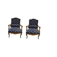 Pair of Louis XV Style Armchairs 9