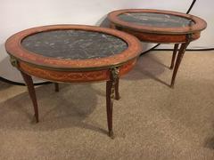 Louis XV Style Marble-Top Bronze-Mounted Coffee Table