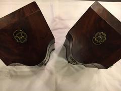 Pair of 18th Century Mahogany Knife Boxes with Fitted Interiors