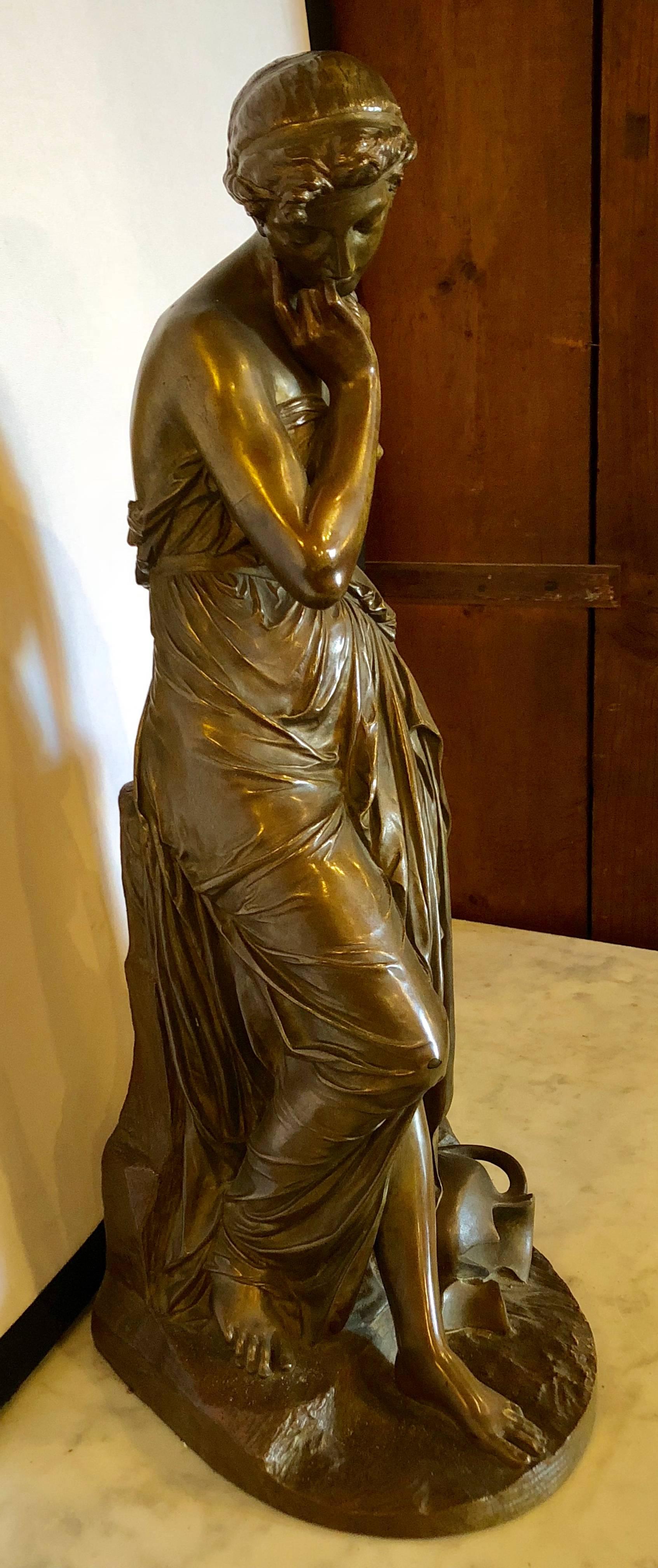 carlier bronze statue