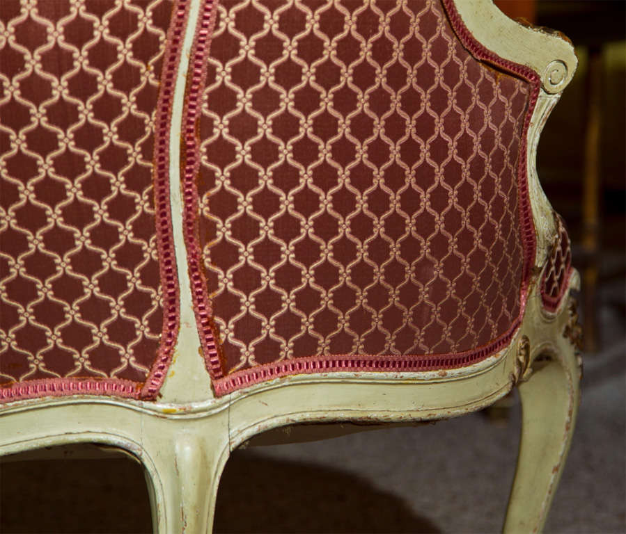 French Louis XV Style Lady's Bergere Chair 3