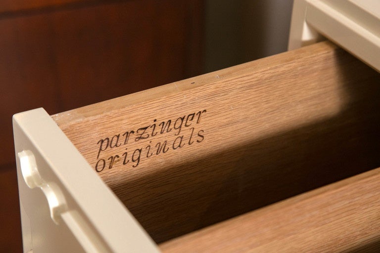 Wood Tommi Parzinger Originals Triple Dresser Cabinet with Lighted Top