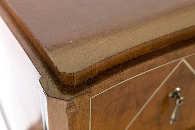 Pair of Tommi Parzinger Style Console Tables or Commodes