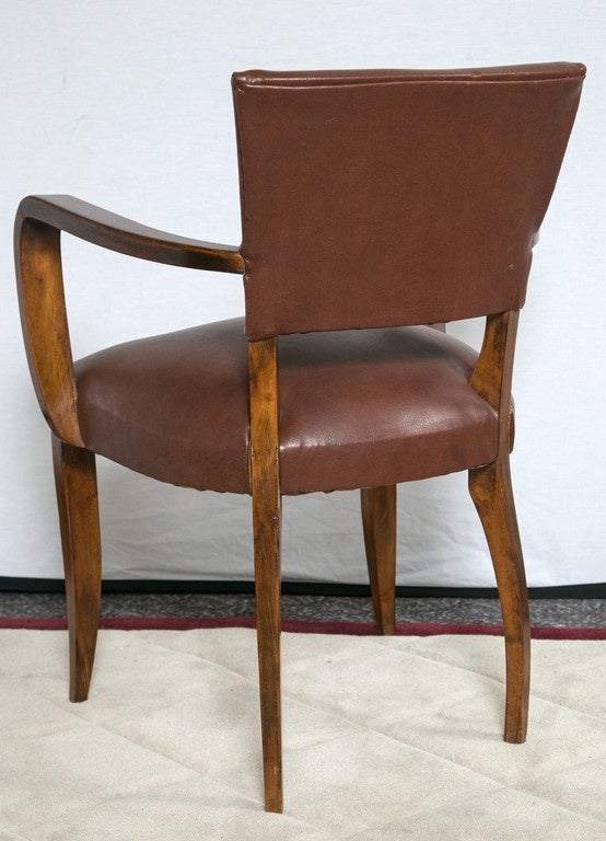 Set of Four Mid-Century Modern Rosewood Armchairs 1