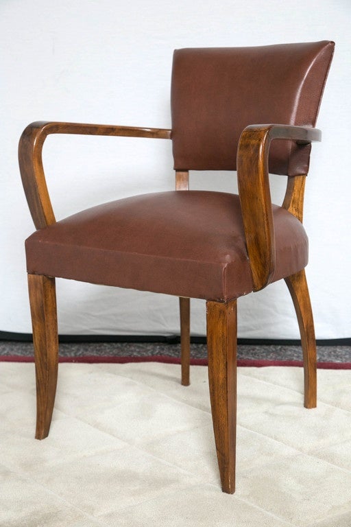 Set of Four Mid-Century Modern Rosewood Armchairs 2