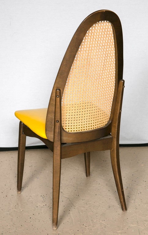 Late 20th Century Set of Six Stakmore Cane Back Folding Chairs