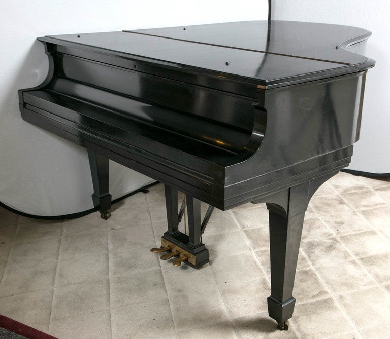 American Steinway Baby Grand Ebonized Piano Model L 1932
