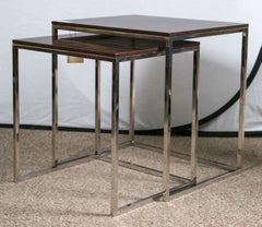 Ralph Lauren "Brook Street" Nesting Tables Cote D'Azur Finish Mahogany