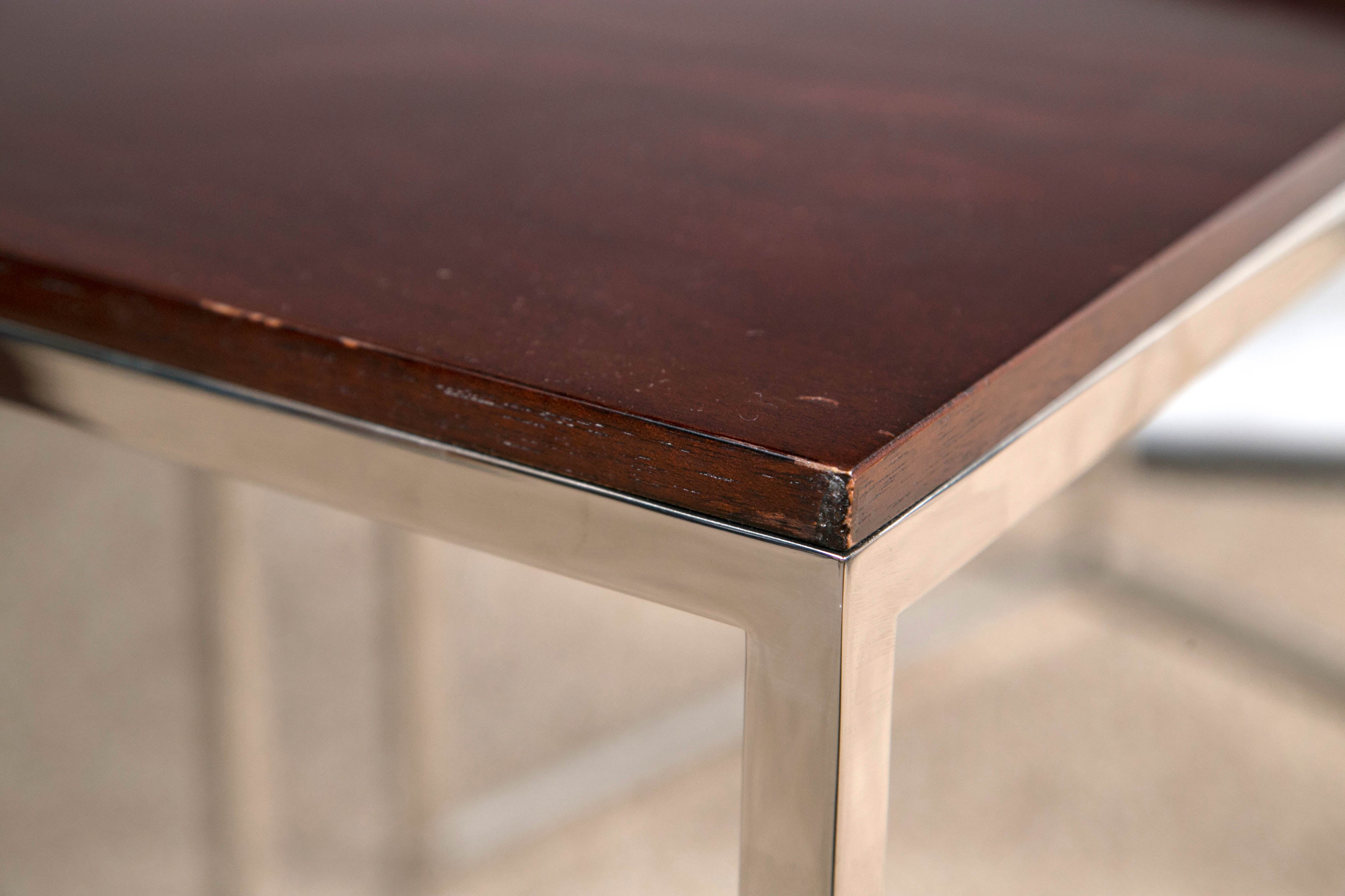 Tables gigognes Brook Street en acajou finition Côte d'Azur de Ralph Lauren Bon état - En vente à Manhasset, NY