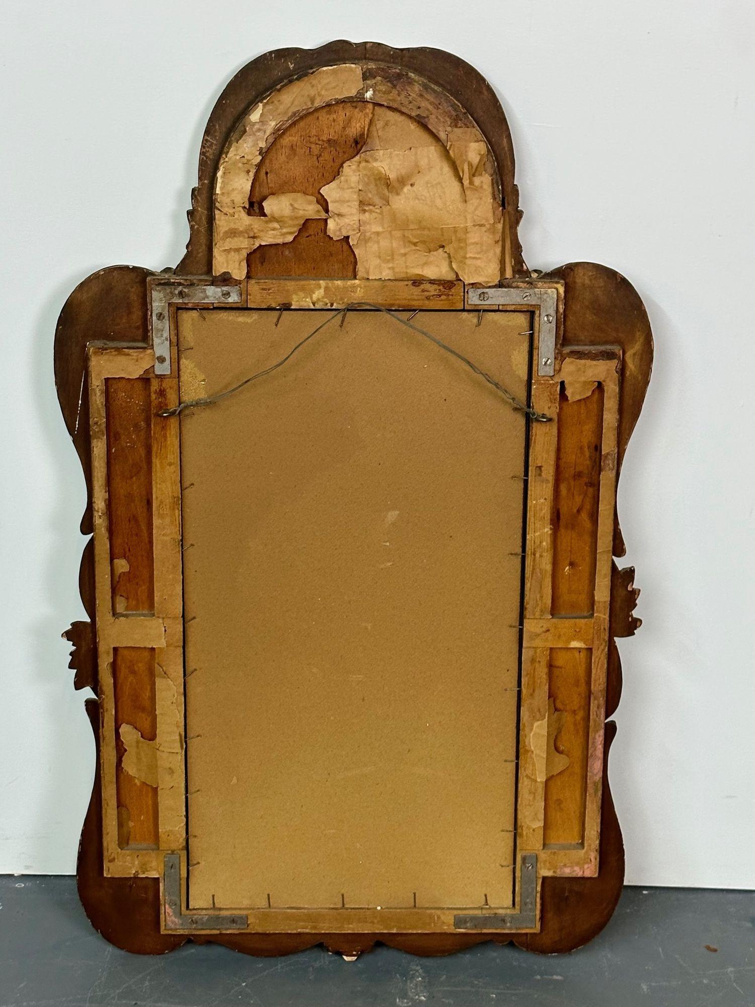Gustavian Italian Wall, Console Mirror, Cornucopia Motif, Parcel Gilt Decorated For Sale 10