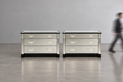 Grosfeld House, Hollywood Regency, 'Glassics' Mirrored Cabinets, USA, 1930s