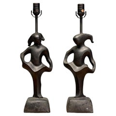 Lámparas de mesa de metal