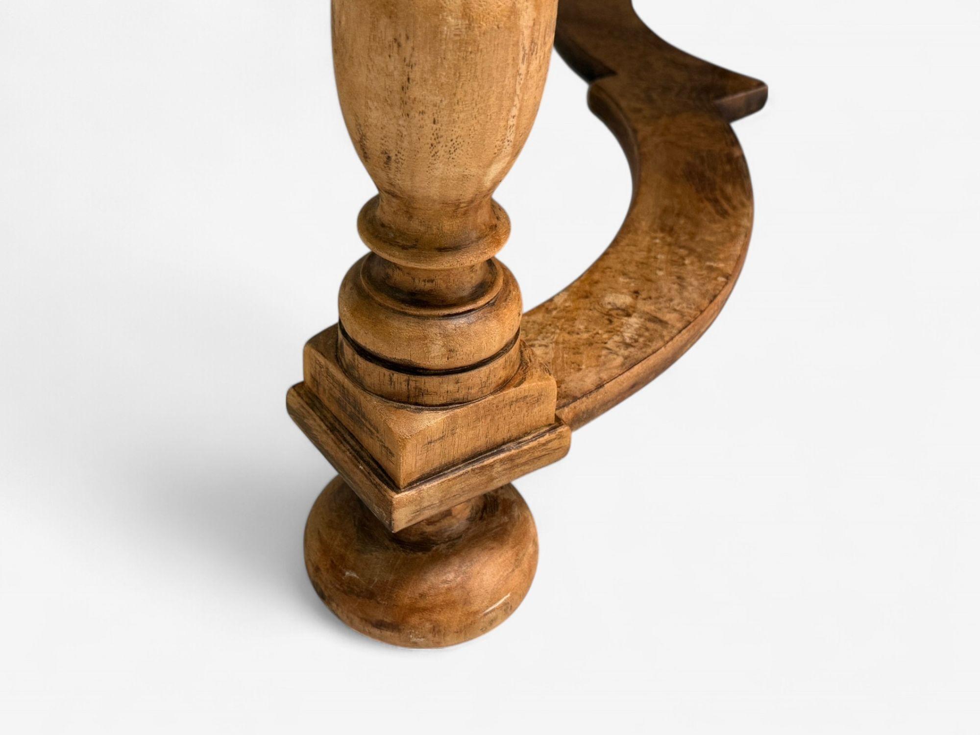 Gustavian, Bleached Wood, Barley Twist Table, Europe, 18th/19th c. For Sale 6