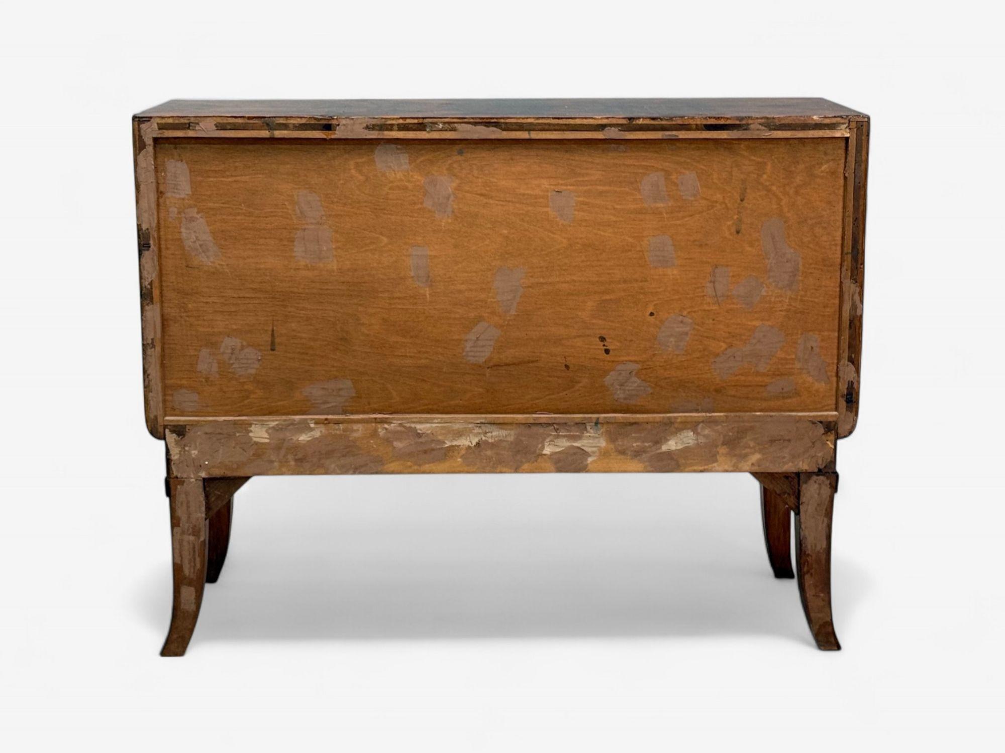 Emilio Lancia attr., Italian Modern, Walnut Root, Brass, Commode, Italy, 1930s For Sale 9