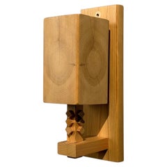 Leif Wikner, Swedish Modern, Pine Wall Sconce, Sweden, 1970s