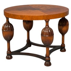 Schwedisches Modern, Couchtisch, gebeizte Birke, Schweden, 1930er Jahre