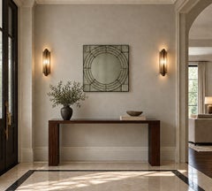Stile Art Déco, vetro d'epoca, legno dipinto, specchio da parete veneziano quadrato