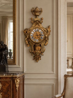 Luigi XV, orologio da tavolo figurativo, bronzo dorato, Francia, XIX secolo