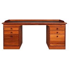 Andreas Hansen, Moderno danese, Scrivania per due, Teak, Danimarca, anni '60