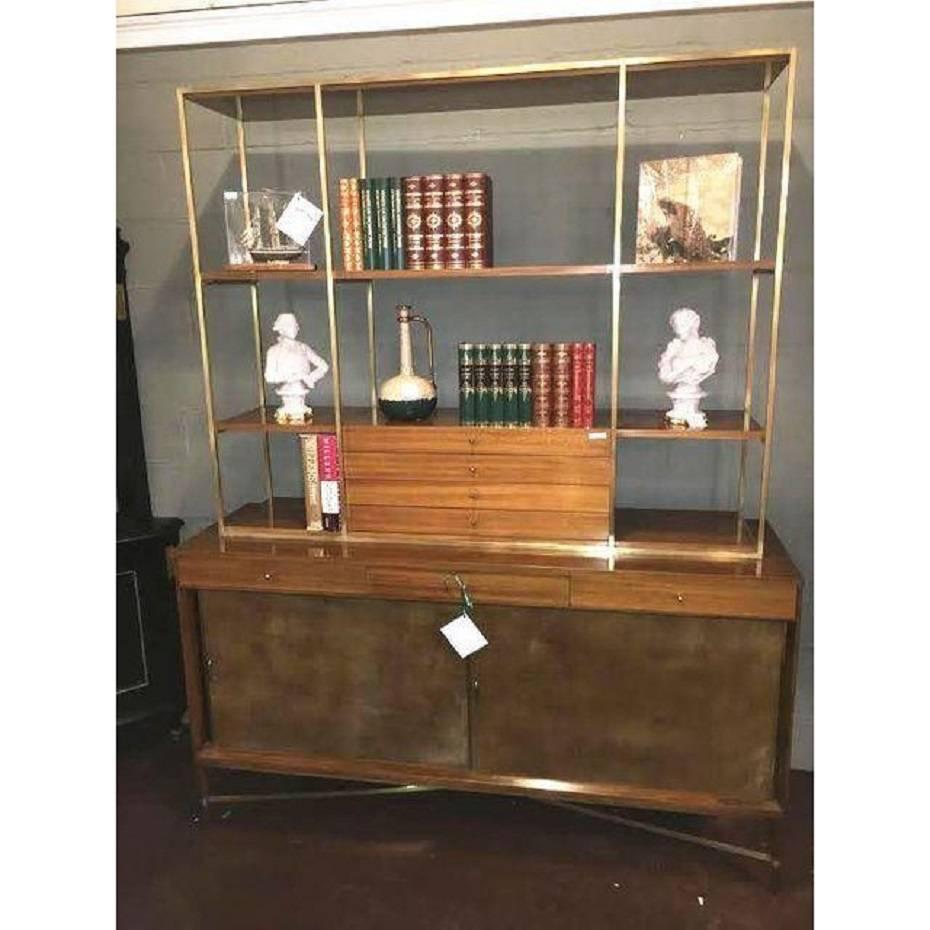 Paul McCobb for Calvin Group Wall Unit with Credenza Sideboard In Good Condition In Stamford, CT