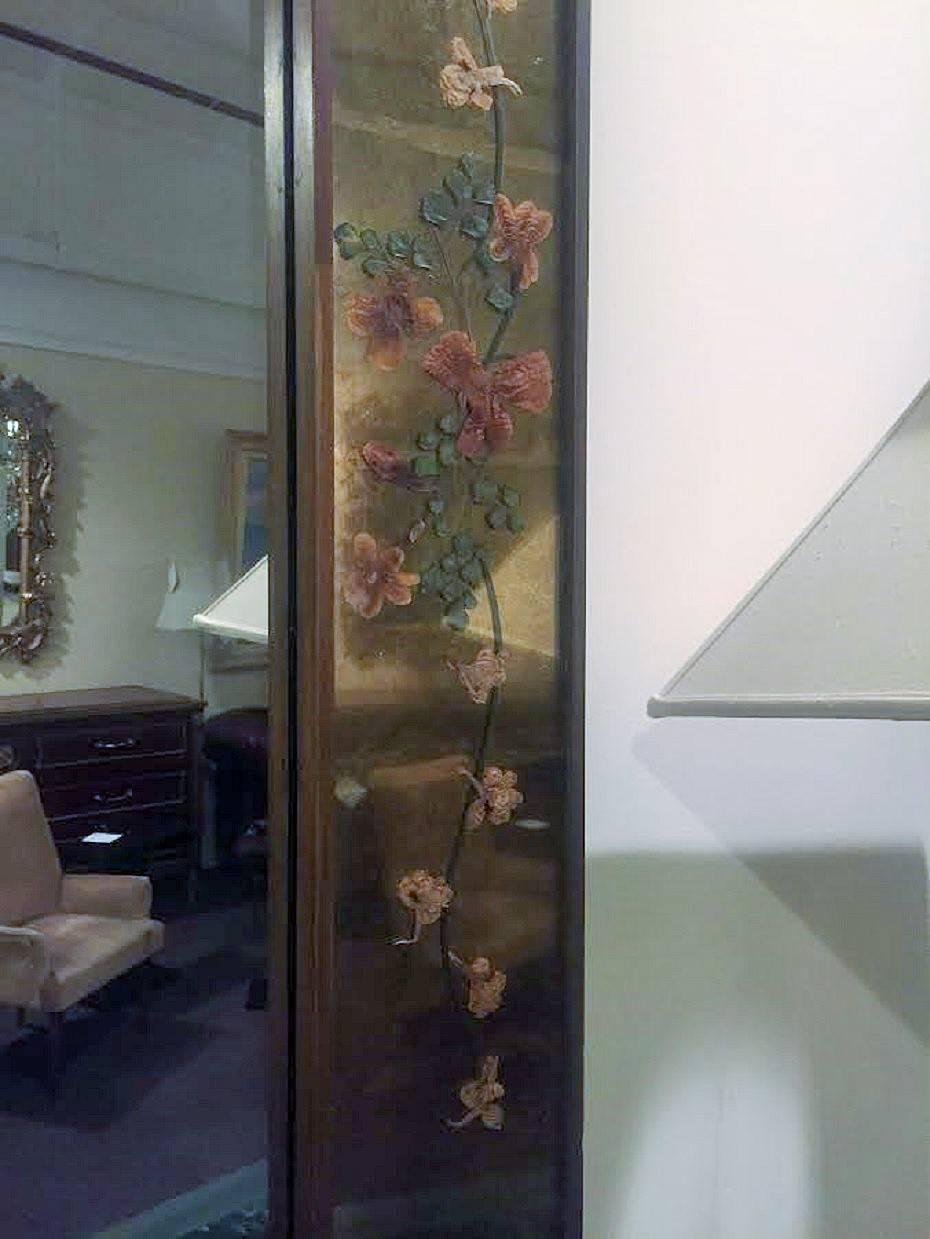 Verene Eglomise Art Deco Wall Mirror 3