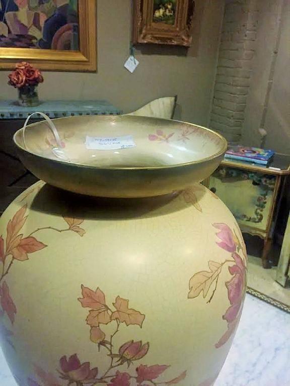 Large Pottery Vase Signed Pointons, StrokesonTrent at 1stDibs