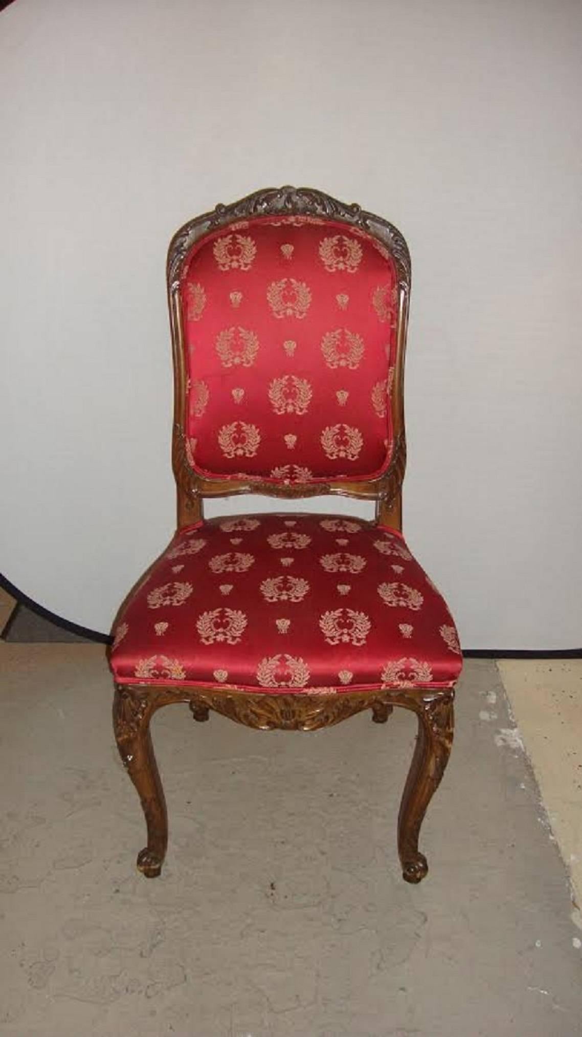 Set of 14 Dining Chairs Louis XV Style, Maison Jansen 1