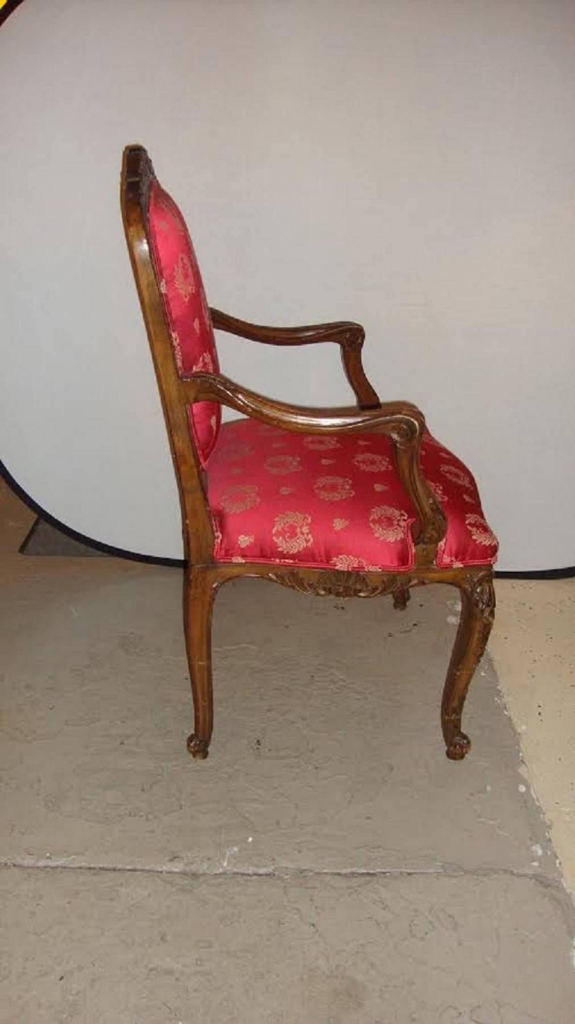 Set of 14 Dining Chairs Louis XV Style, Maison Jansen In Good Condition In Stamford, CT